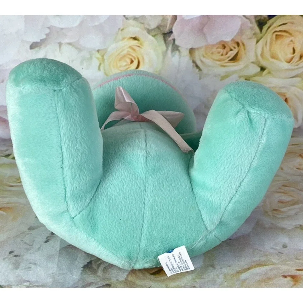 Mint Green Frog Plush Stuffed Animal Cuddle Pals Beanpals Kellytoy Toy Vintage